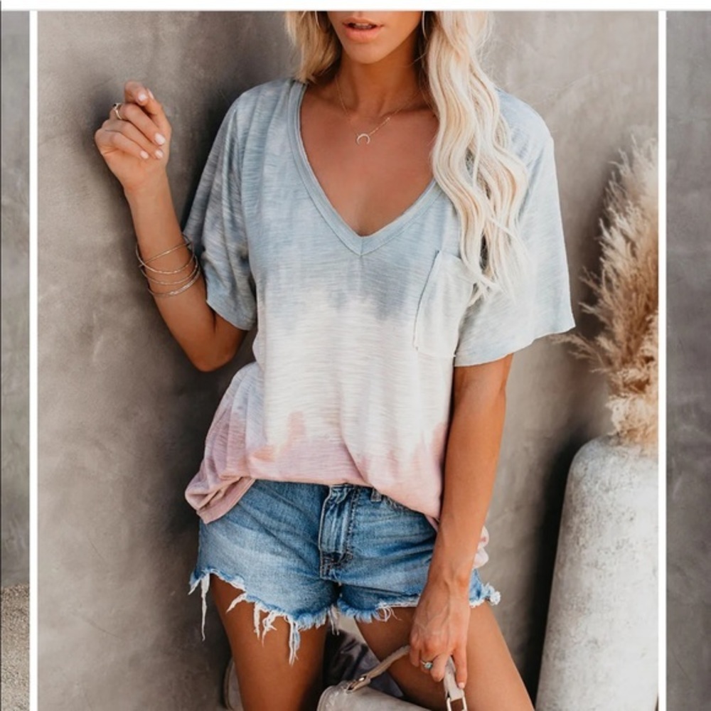 Vici BITES THE DUST COTTON BLEND COLORBLOCK TEE